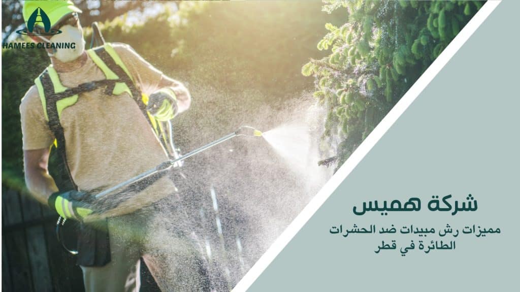 رش مبيدات ضد الحشرات الطائرة في قطر